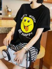ZCL2102笑脸T，女装，L·H·X