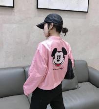 春季米老鼠外套，女装，玉米青豆