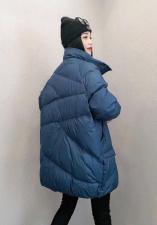 DG839欧货大口袋立领拉链百分百羽绒外套，女装，L·H·X