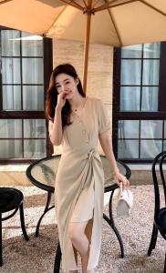 时尚淑女连衣裙，女装连衣裙，鸿依恋