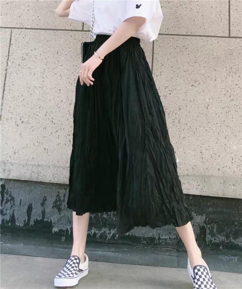 春夏新款压皱裙，女装，1+1 MAIN ROAD