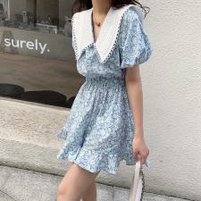 碎花连体短裤，女装，XTZ style