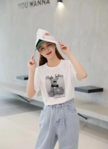 夏季新款韩版全棉针织T，女装，mumu.story