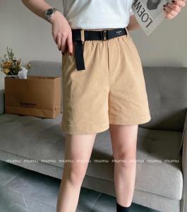 休闲全棉中裤，女装，沐·沐