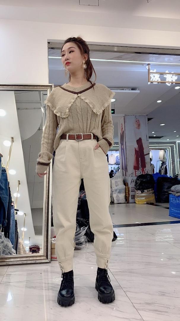 2021冬工装裤，女装，雪儿诱惑