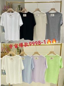 现货 备货10000件T 面料吸汗柔软,女装,柒外