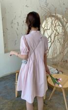 盘扣连衣裙，女装连衣裙，Linda Jean