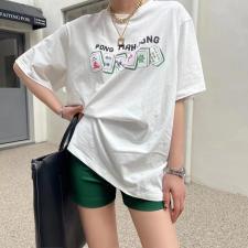 麻将四色T，女装，JY.OUBEN