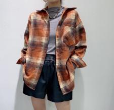 秋款衬衫，女装衬衫，古泥