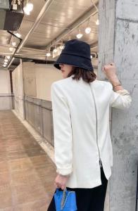 拉链款西装薄料,女装西装,玩美