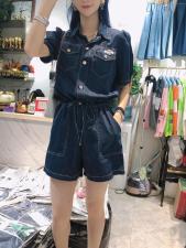 夏季新款连体裤，女装连体裤，金地雪