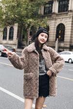 谦度皮毛一体 D502，女装，谦度