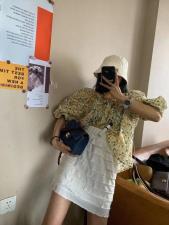 木耳边蛋糕半裙，女装半身裙，last name