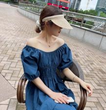 棉布连衣裙颜色很漂亮，女装连衣裙，麦琪