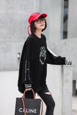 重工艺卫衣，女装卫衣/绒衫，卡菲莱
