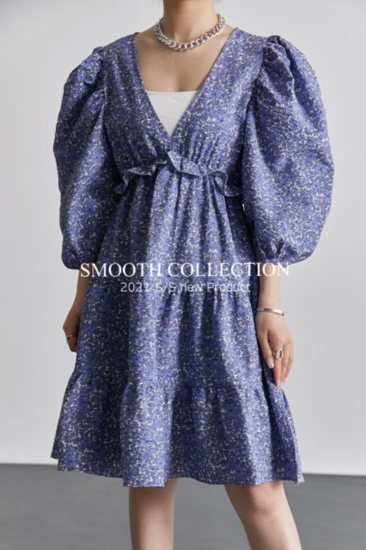 碎花连衣裙，女装连衣裙，SMOOTH