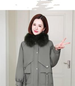 （现货）派克服，狐狸毛领，貉子毛内胆，可脱卸,女装,伊娜蕾尔
