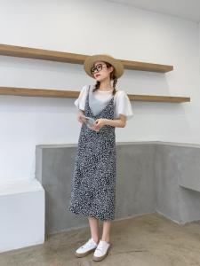 两件套连衣裙，女装连衣裙，钱唐名店