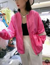 Z2127春季炸街女潮ins设计感小众薄款亮片上衣宽松外套，女装，L·H·X