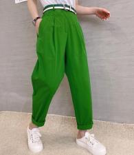三色老爹裤，女装，哈尼仙贝