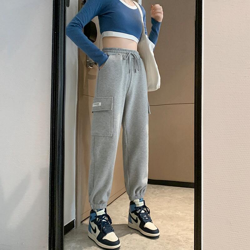 夏季超薄工装裤，女装，姚贝尔