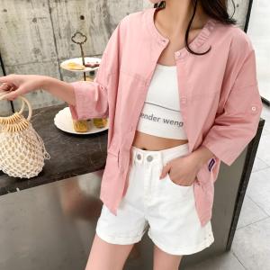夏季衬衫衬衫,女装衬衫,戈朴