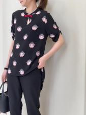 风盘扣小衫，女装，韩贝诗HBS
