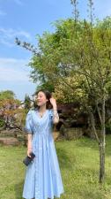 春季工艺连衣裙，女装连衣裙，木夕子诗