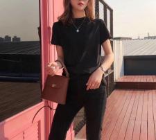 AX8010简约设计光版T，女装，L·H·X