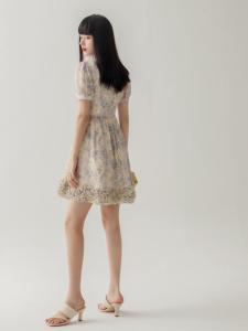 【现货】优雅雪纺连衣裙2012X3213,女装连衣裙,parfum labo