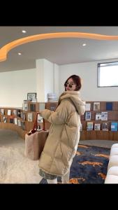 0907长款羽绒服90绒SML,女装羽绒服,尚映