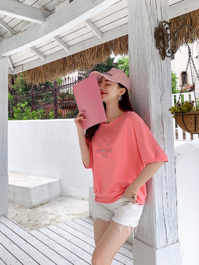 夏季小衫，绿，桔，粉，白。，女装，英雅姿秀