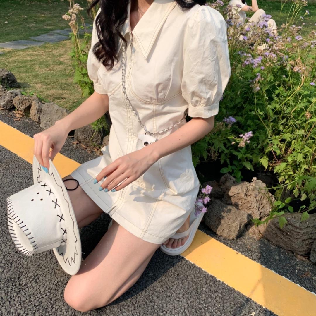 腰包连衣裙，女装连衣裙，MJJ