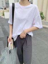 【现货】精选雪花亚麻面料假日tee，女装，Seawhen海维恩