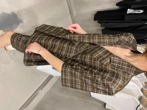 【现货】夏季新款 韩版格纹小西装,女装西装,本白(2F)