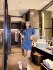 初夏新款牛仔套装，女装职业装，艾丽贝儿