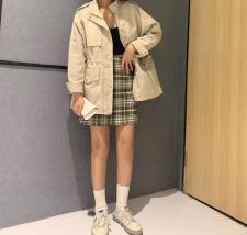 希希野子20552-1春水洗类风衣外套，女装风衣，XXYZ