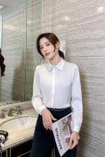 钉钻华尔缎衬衫高品质，女装衬衫，七米