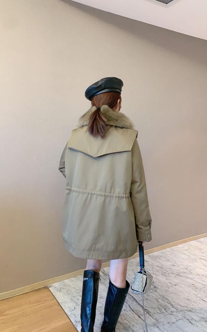 现货冬装派克服，女装，泰靡
