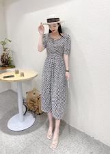 夏季新款，碎花连衣裙，女装连衣裙，依林彩格