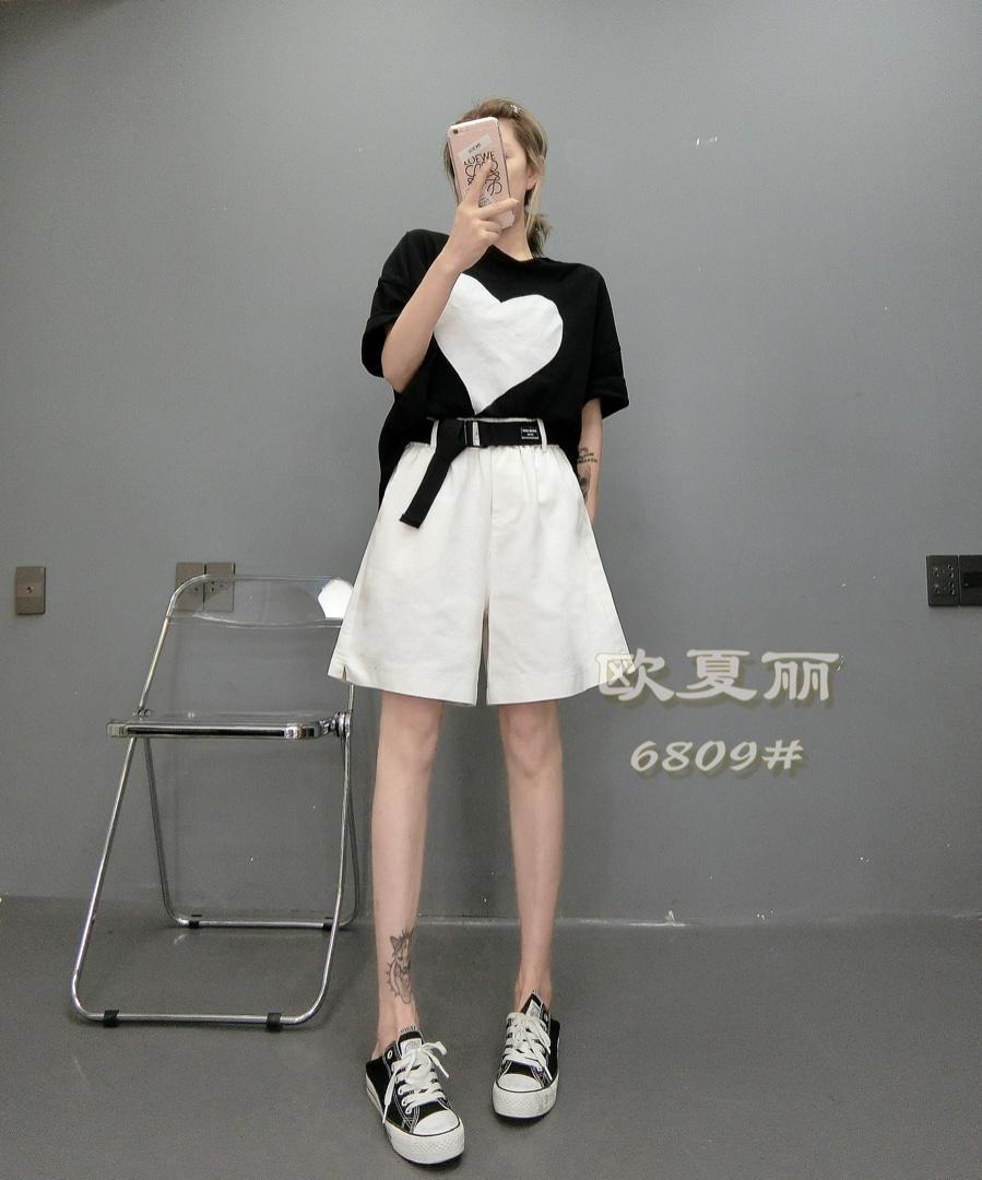 休闲短裤，女装，欧夏丽