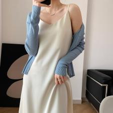仿酸醋吊带裙2155，女装背心吊带，贝纳拉