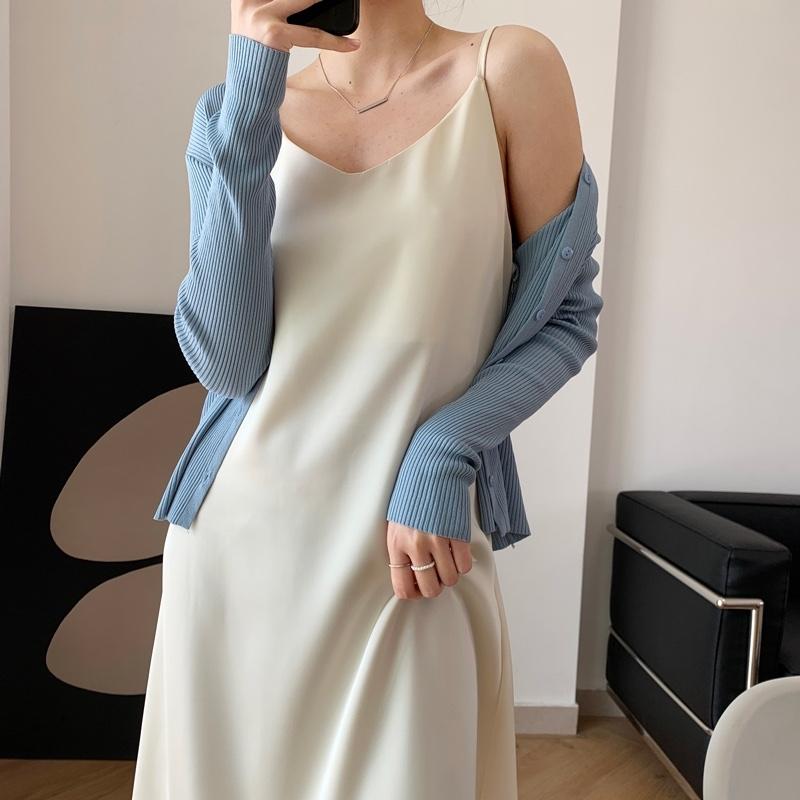 仿酸醋吊带裙2155,女装背心吊带,贝纳拉
