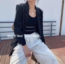 中袖西装，女装西装，麦缇诺