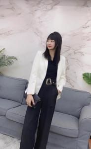 阔腿裤 S M L,女装,艾涵