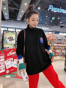磨毛拉绒款打底衫百搭款,女装,一杭