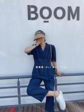牛仔连体裤，女装连体裤，约美？