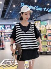 条纹真两件，面料超舒服，一杭订单王，女装，一杭