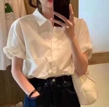 短袖小衬衣，女装，卡薇尔