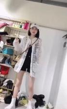 ZCL615欧洲站2021夏季新款休闲显瘦气质镂空钩花防晒，女装，L·H·X